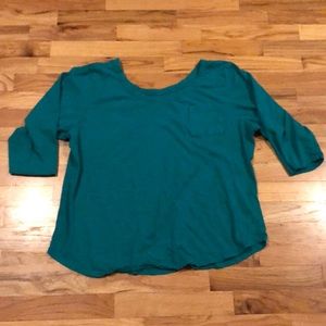 GAP 3/4 Sleeve Pocket T-shirt XXL